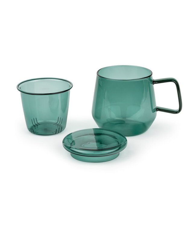 Bredemeijer Bredemeijer theeglas Tea For One Livorno jadegroen 350 ml