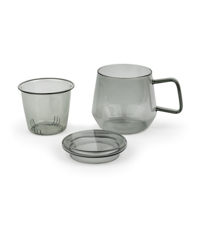 Bredemeijer Bredemeijer theeglas Tea For One Livorno zwart 350 ml