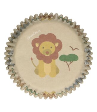 Funcakes FunCakes Baking Cups Safari Animals pk/48