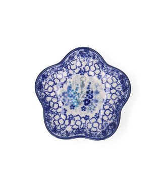 Bunzlau Castle Bunzlau Teabag Dish Flower/ theetip bloem - Delphinium