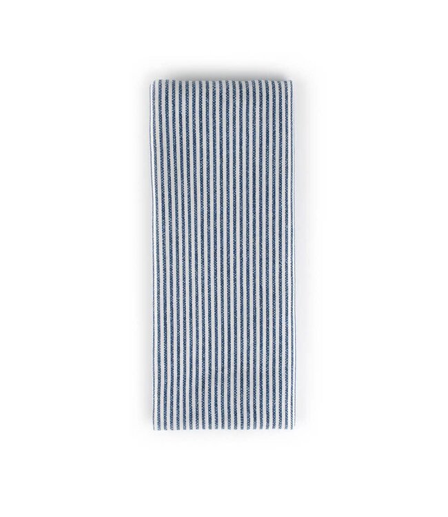 Bunzlau Castle Bunzlau tafelloper/ Table Runner streep blauw 140 x 65cm