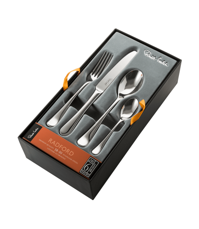 Robert Welch Robert Welch Redford 24-delige bestekset uit RVS