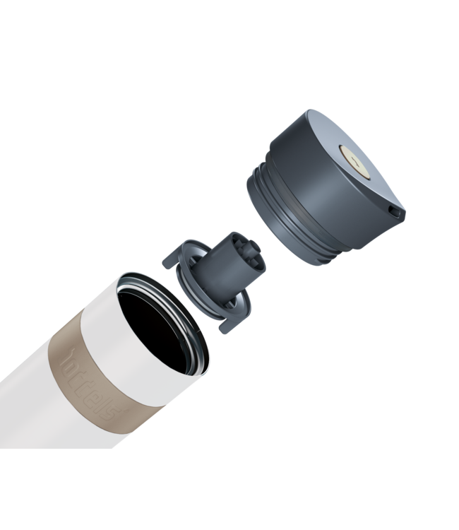 Boddels Thermosbeker Boddels 370 ml Taupe/Wit