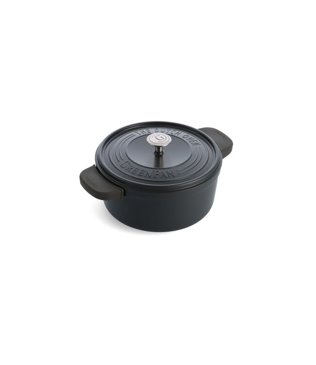 Featherweights Lichtgewicht  Stoofpan Featherweights met keramische antikleeflaag met deksel zwart 28cm