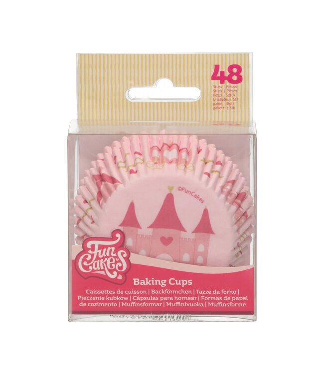 Funcakes Funcakes baking cups Princess 48 st.