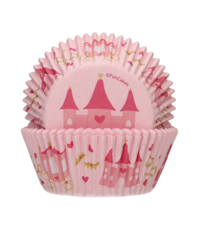 Funcakes Funcakes baking cups Princess 48 st.