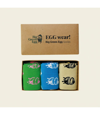 Big Green Egg Big Green Egg sokken 3 pack maat 39-42 aktie van 35,- voor 29,95 *