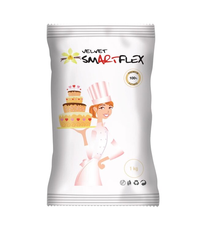 SmartFlex SmartFlex  fondant wit Velvet Vanille 1kg