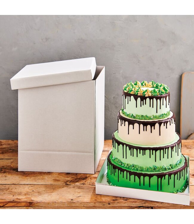 Funcakes FunCakes Taartdoos Wit 37x37x 45cm