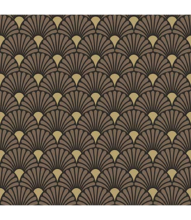 Ambiente Ambiente Servetten Art Deco Black Gold 20 stuks