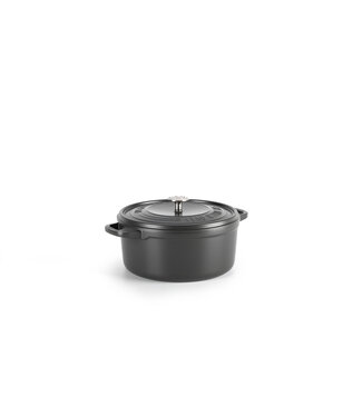 Featherweights Greenpan lichtgewicht  stoofpan Featherweights met keramische antikleeflaag met deksel zwart 26 cm