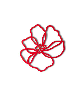 Tools2cook Tools2Cook pannen onderzetter Poppy Red