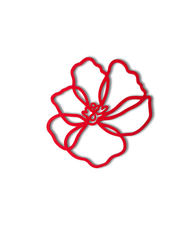 Tools2cook pannen onderzetter Poppy Red