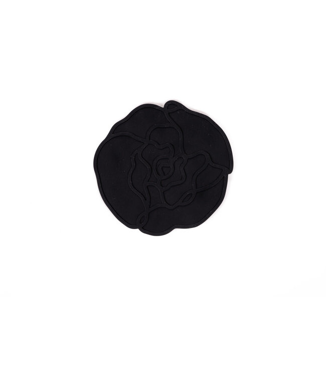 Tools2cook Tools2Cook Flower glas onderzetter Peony Black