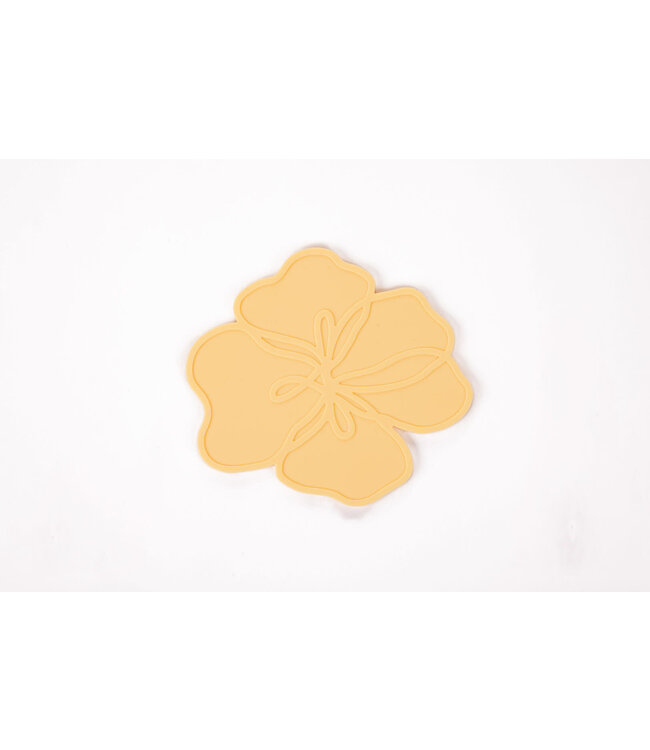 Tools2cook Flower glas onderzetter Violet Yellow