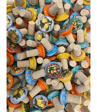 flessen stopper kurk / ceramiek   By Bella Roba  assorti