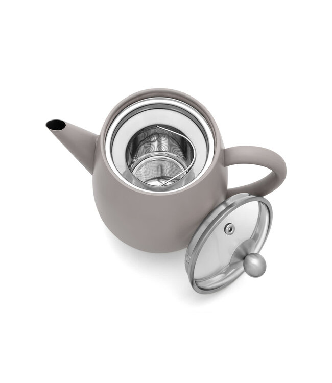 Bredemeijer Bredemeijer theepot Duet Eva betongrijs 1,1 liter