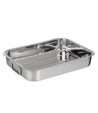 Il Cucinino Braadslede rvs 40x30 cm actie vna 47,50 voor 37,50 *