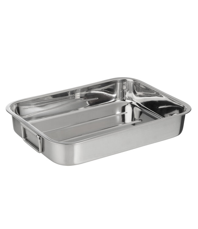 Il Cucinino Braadslede rvs 40x30 cm actie vna 47,50 voor 37,50 *