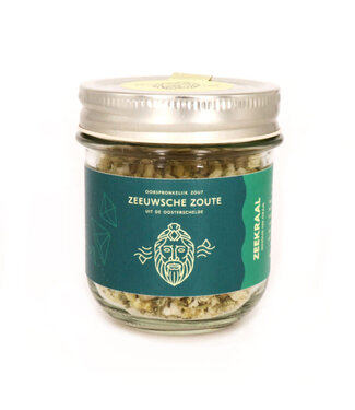Zeeuwsche Zoute Zeeuwsche Zoute Zout Zeekraal glazen pot 100 gram