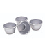Kitchencraft KitchenCraft Set van vier minipuddingvormpjes/timbaaltjes, 7,5 cm