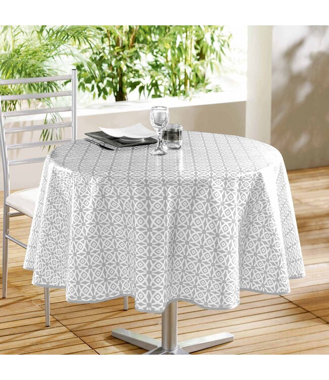 PVC Tafelzeil Abaca rond - 160cm