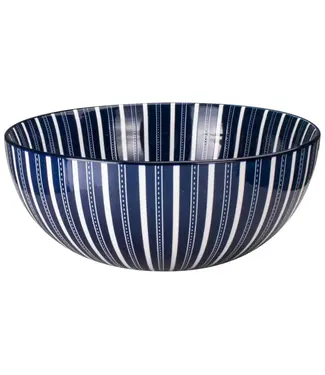 Gusta Gusta salade schaal Out Of The Blue - Stripes 26x10 cm
