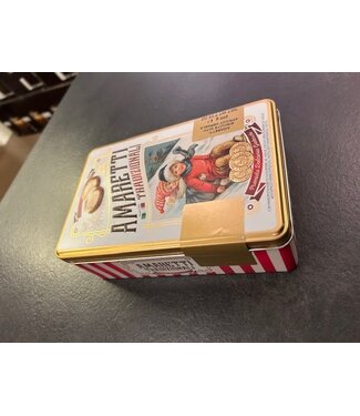 Christmas Amaretti Winter Blik/ koektrommel