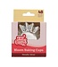 Funcakes Funcakes Bloom baking cups metallic zilver 48 st.