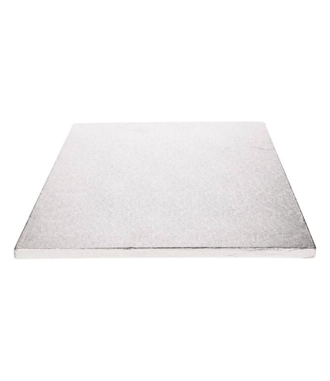 Funcakes Funcakes taartplateau rechthoek dik/drum 35.5 x 30.5 cm zilver