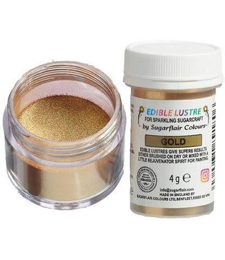 Sugarflair Sugarflair edible lustre goud 4 gr.