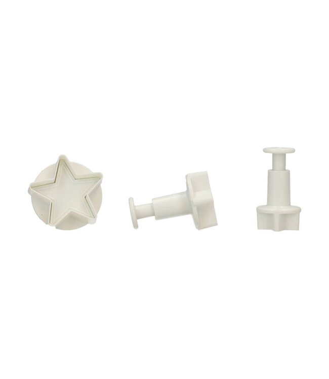 Wilton Wilton plunger cutter ster set 3 stuks
