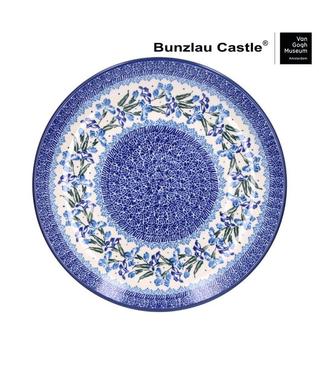 Bunzlau Castle Bunzlau bord 25.5 cm Van Gogh Museum- Irises