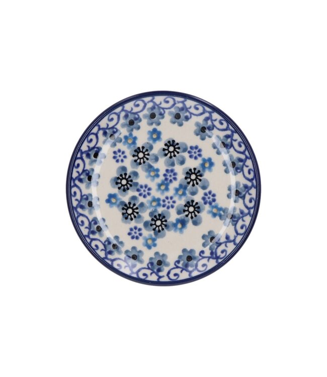 Bunzlau Castle Bunzlau theetip/schoteltje 10 cm voor theezakje - Winter Garden