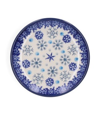 Bunzlau Castle Bunzlau theetip/schoteltje 10 cm voor theezakje - Ice Stars