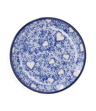 Bunzlau Castle Bunzlau theetip/schoteltje 10 cm voor theezakje - White Hearts