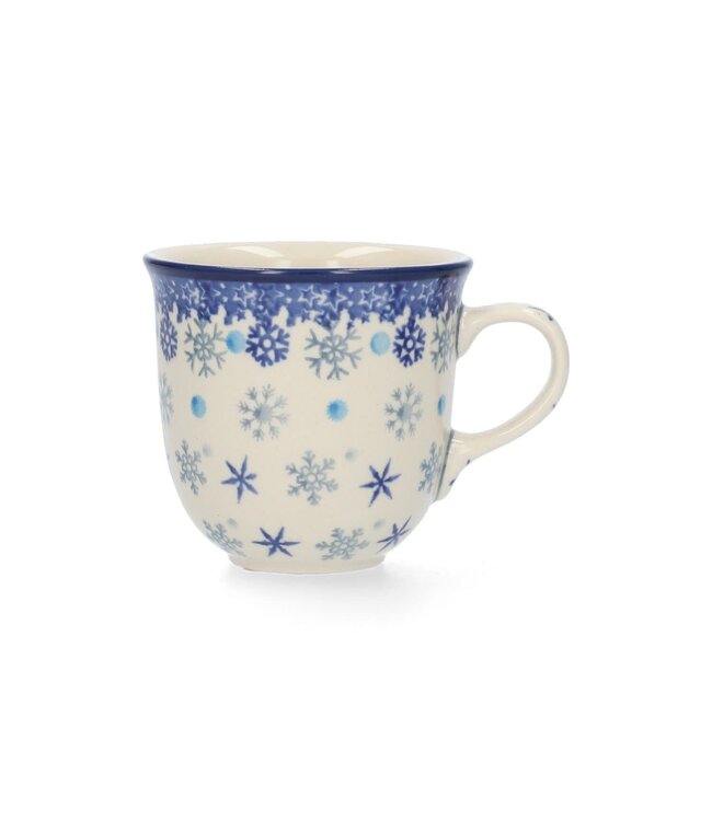 Bunzlau Castle Bunzlau mug tulip 7.5 cm 200 ml - Ice Stars