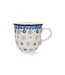 Bunzlau Castle Bunzlau mug tulip 7.5 cm 200 ml - Ice Stars