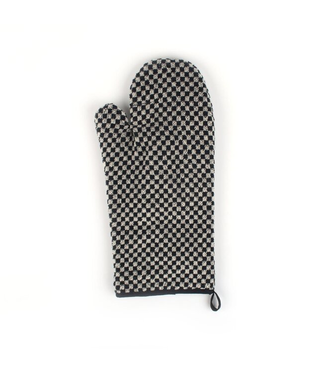 Bunzlau Castle Bunzlau ovenwant/ Oven Glove Small Check Black