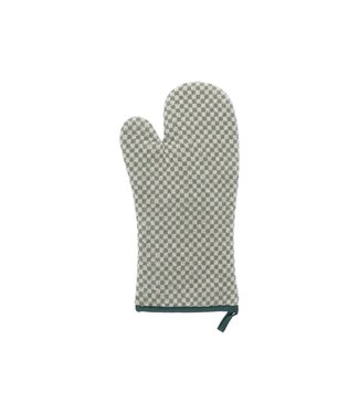 Bunzlau Castle Bunzlau ovenwant/ Oven Glove Small Check Dark Green
