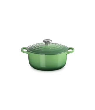 Le Creuset Le Creuset ronde braadpan 24 cm Bamboo groen actie van €355.00 voor €299.00 *
