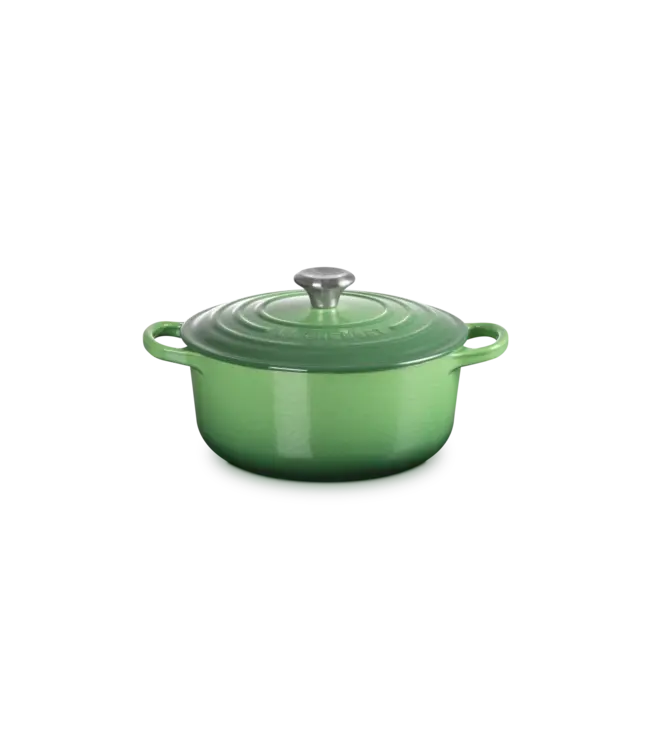 Le Creuset Le Creuset ronde braadpan 24 cm Bamboo groen actie van €355.00 voor €299.00 *