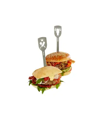 Gefu GEFU BBQ hamburgerspiesjes TORRO 2 stuks