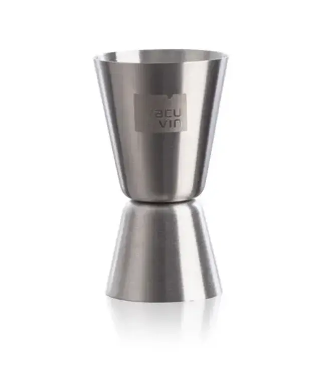 Vacuvin Vacu Vin Cocktail Jigger dubbel RVS