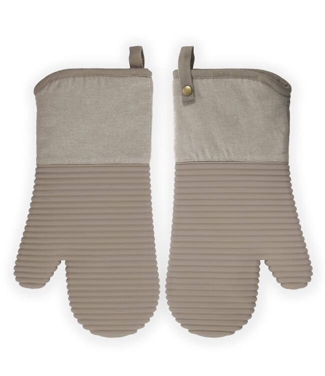 Aerolatte Ovenwanten Silo 18x33 cm, set 2 stuks taupe