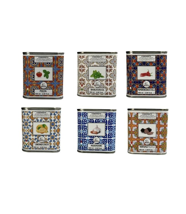 Maoliche Maoliche Condimento olijfolie blikje peperonicino/chillipeper 100 ml