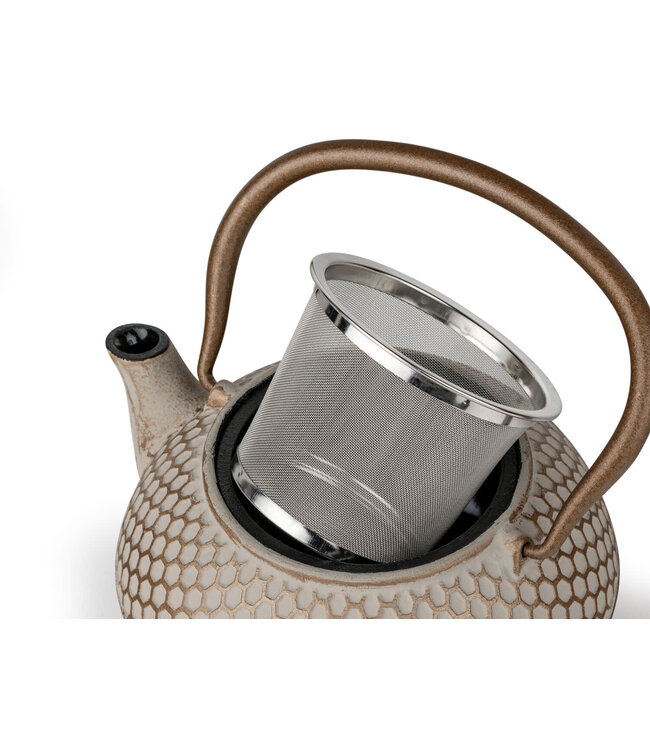 Bredemeijer Bredemeijer theepot gietijzer Jiangxi 0,7 liter beige