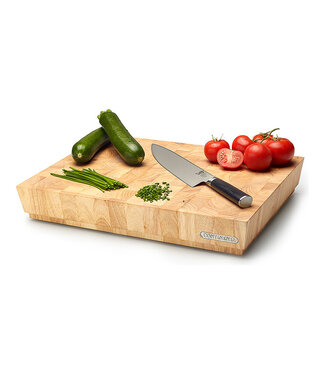 Continenta Continenta kopshouten hakblok rubberhout 40x30x7.5cm