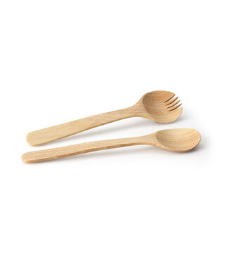 Continenta Continenta  Salade bestek rubberhout 31 cm