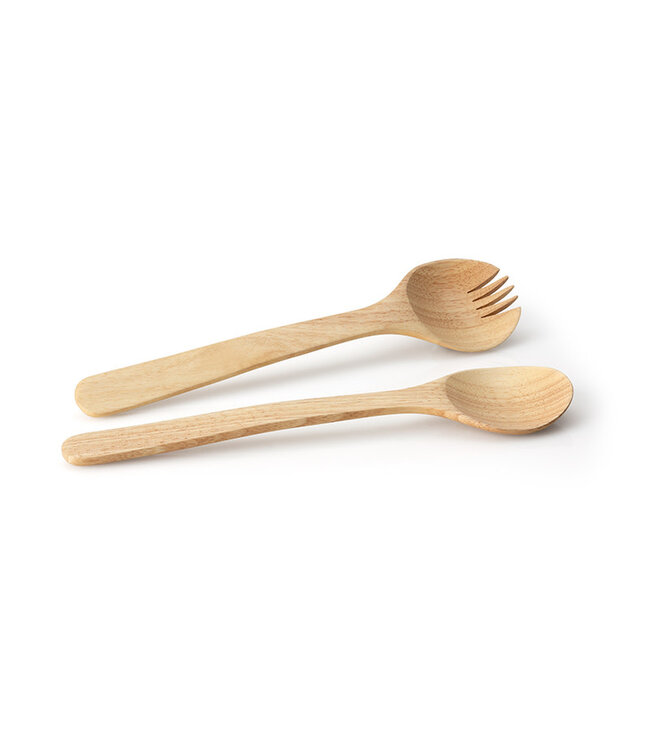 Continenta Continenta  Salade bestek rubberhout 31 cm